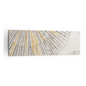 Impression sur toile - Image sur toile - Motif abstrait en forme de rayon - 160x50cm - La beauté du rayon - Décoration murale moderne pour le salon et la chambre ARTTOR