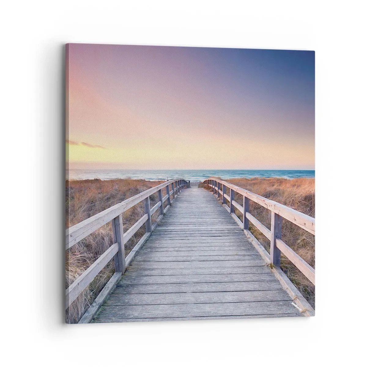 Impression sur toile - Image sur toile - Aurore baltique du soir - 70x70 cm