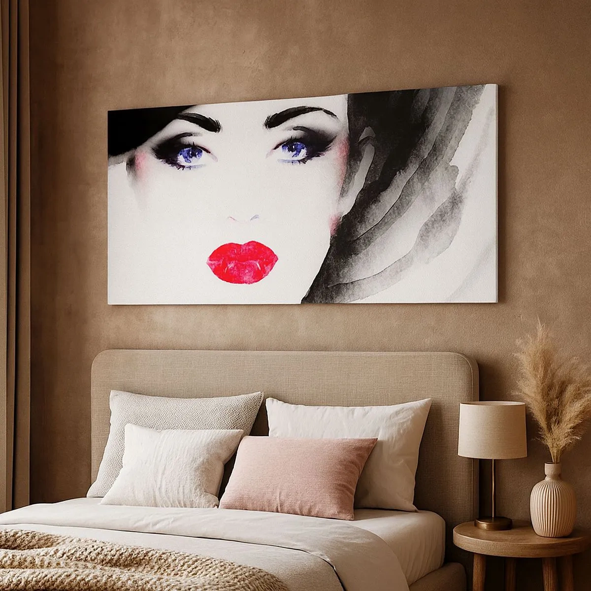 Impression sur toile - Image sur toile - Elle repousse et attire - 100x40 cm