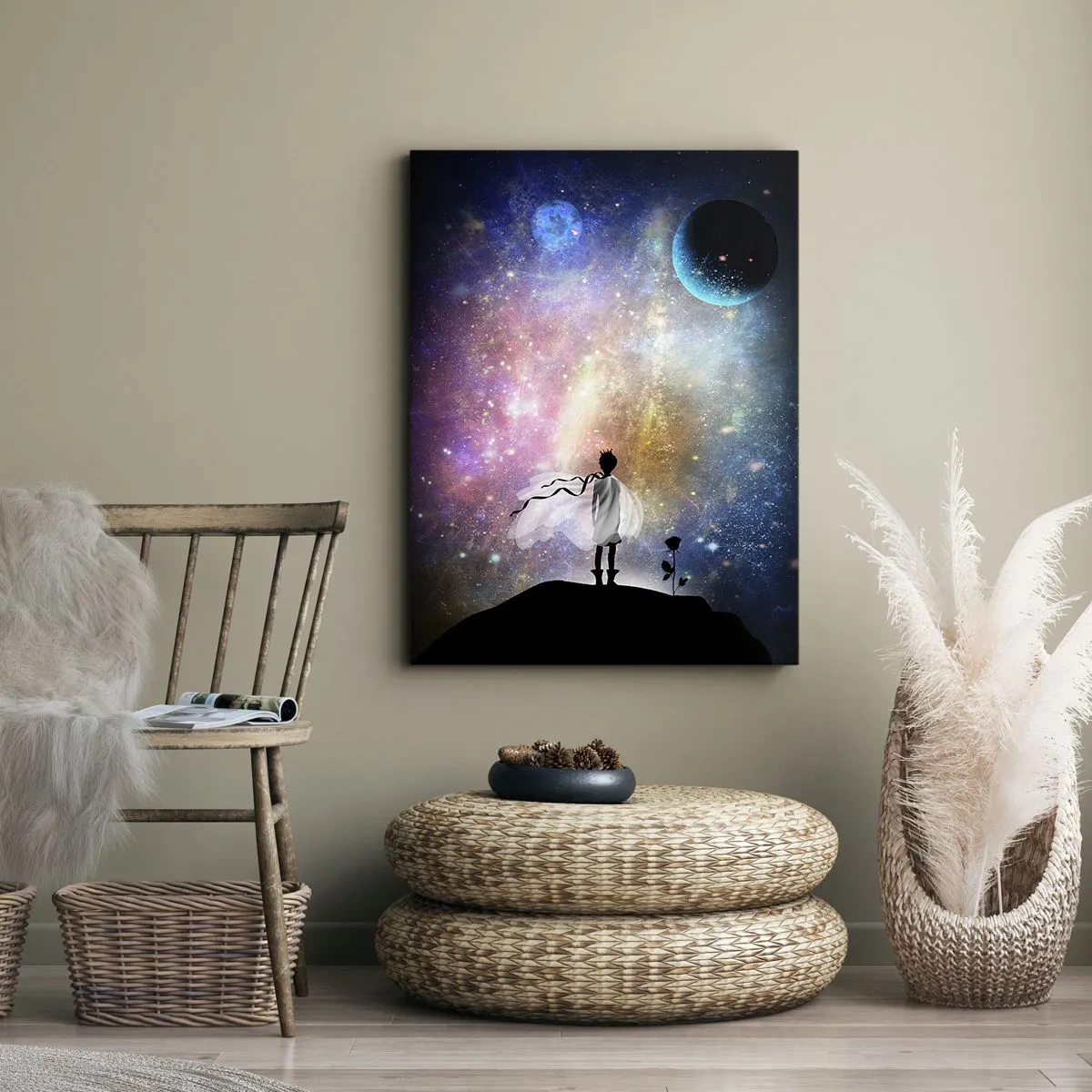 Impression sur toile - Image sur toile - Le Petit Prince - 45x80 cm