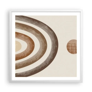 Affiche dans un cadre blanc - Poster - Dans une galaxie lointaine - 60x60 cm