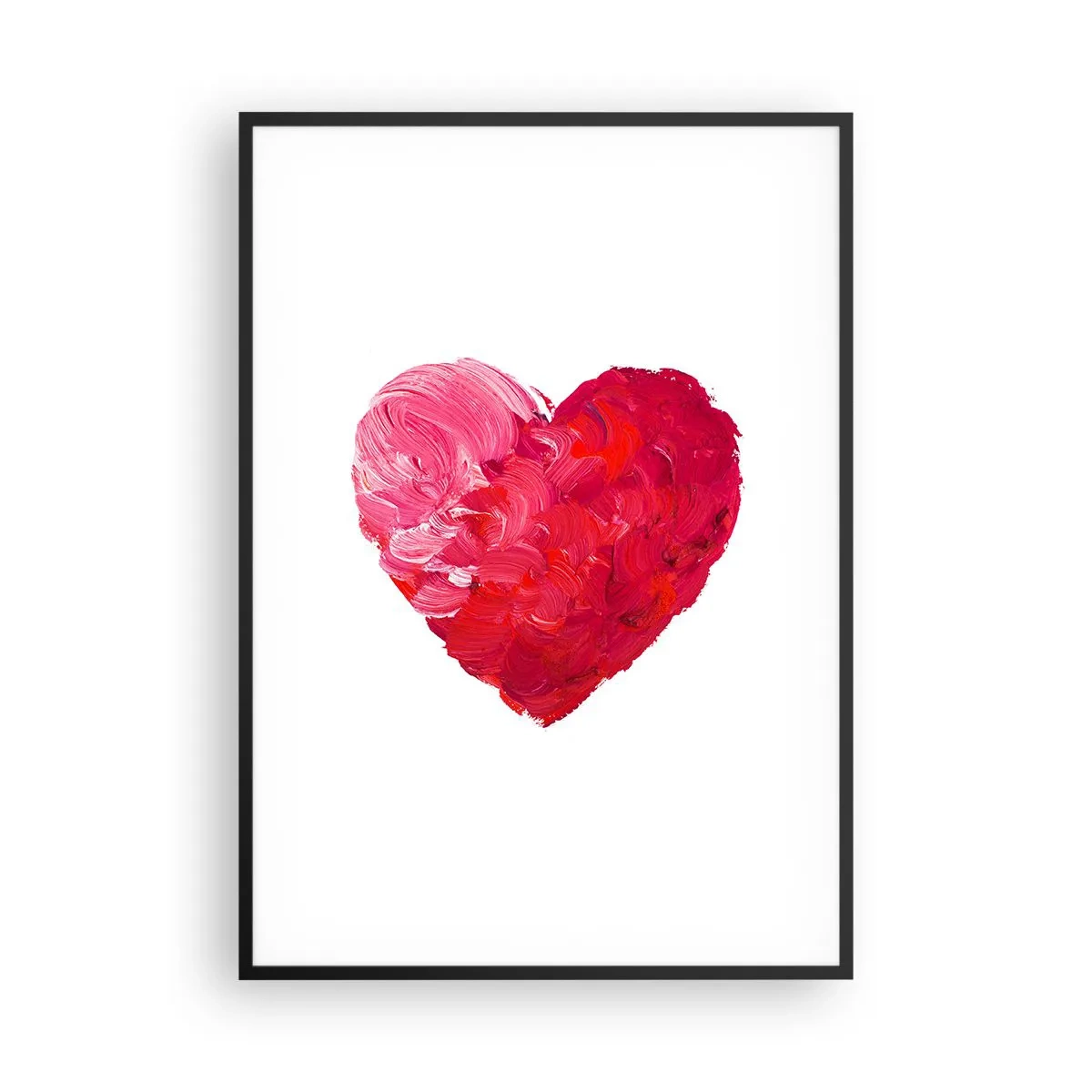 Affiche dans un cadre noir - Poster - All you need is love - 70x100 cm