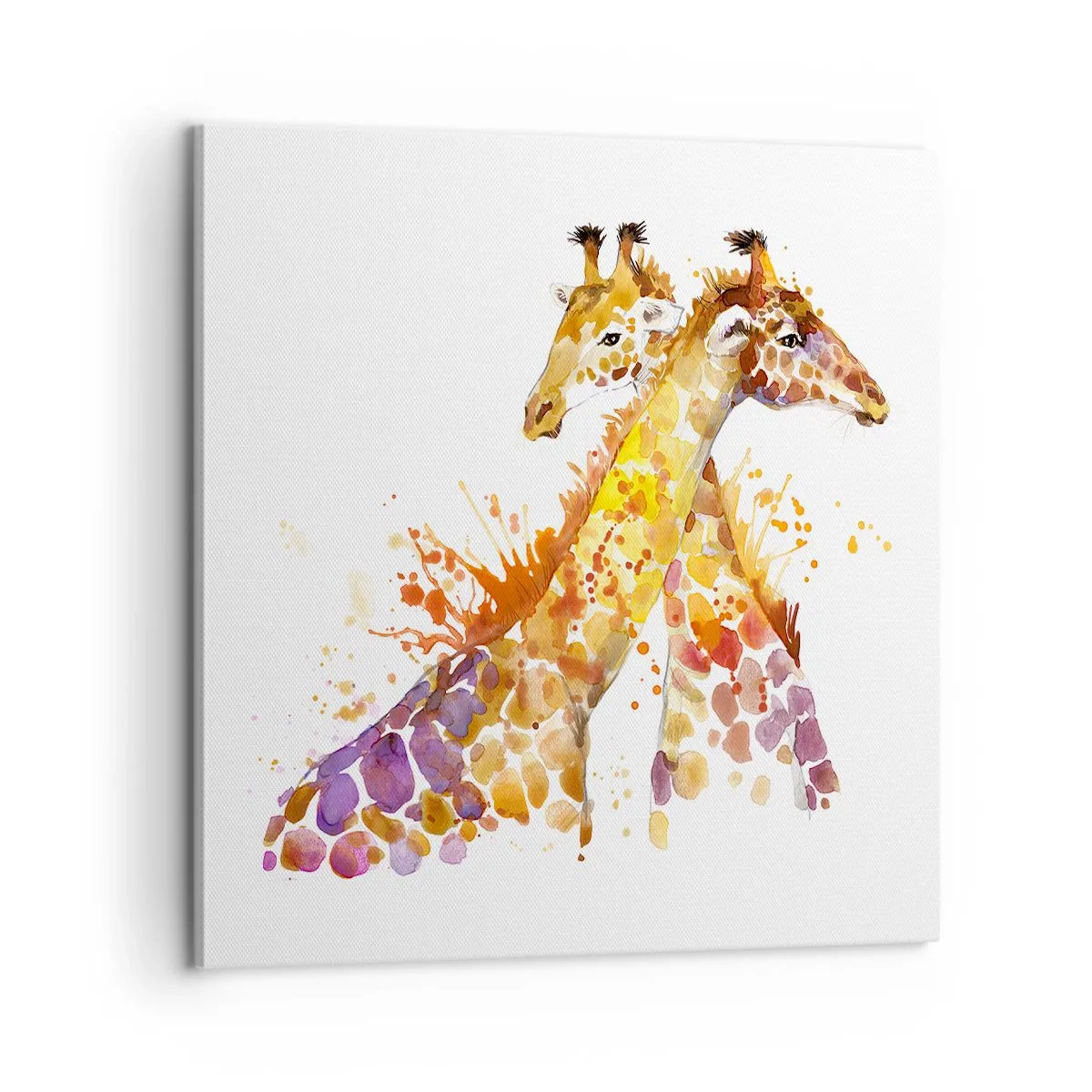 Impression sur toile - Image sur toile - Est-ce de l'amitié ou de l'amour? - 60x60 cm