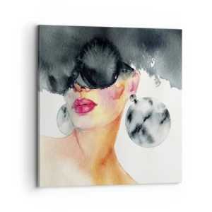 Impression sur toile - Image sur toile - Secret de l'élégance - 70x70 cm