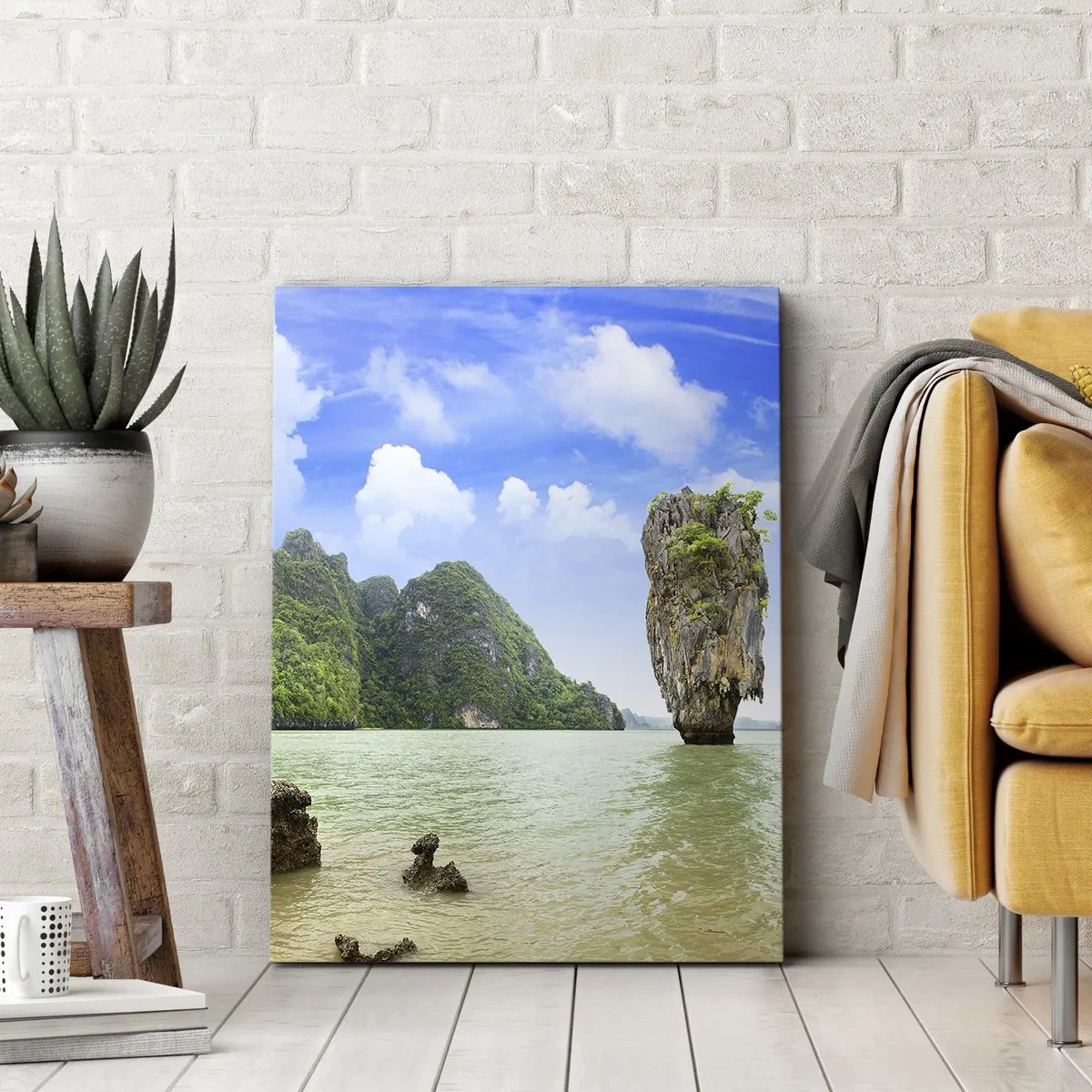 Impression sur toile - Image sur toile - Merveilles rocheuses de la nature - 45x80 cm