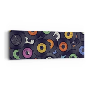 Impression sur toile - Image sur toile - Couleurs des classiques - 90x30 cm