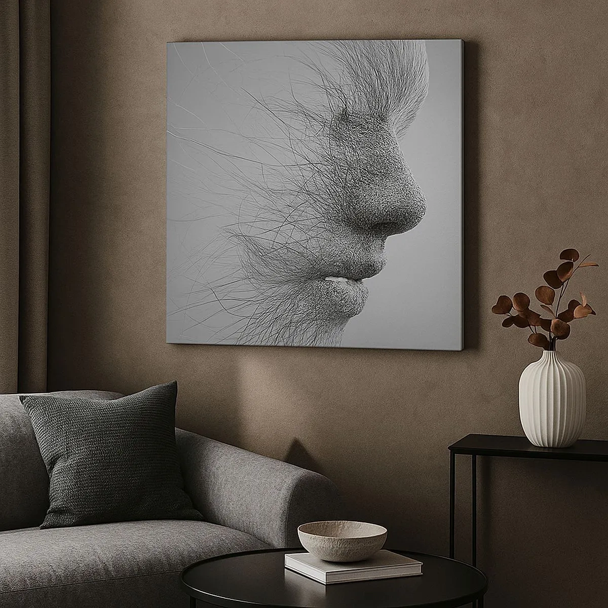 Impression sur toile - Image sur toile - L'esprit du vent - 30x30 cm