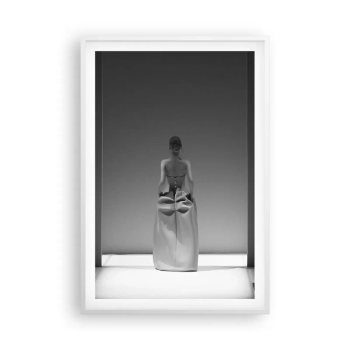 Affiche dans un cadre blanc - Poster - Simplicité raffinée - 61x91 cm