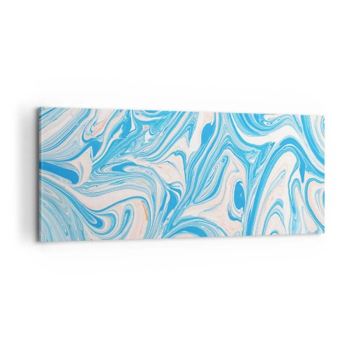 Impression sur toile - Image sur toile - Bassin turquoise - 100x40 cm