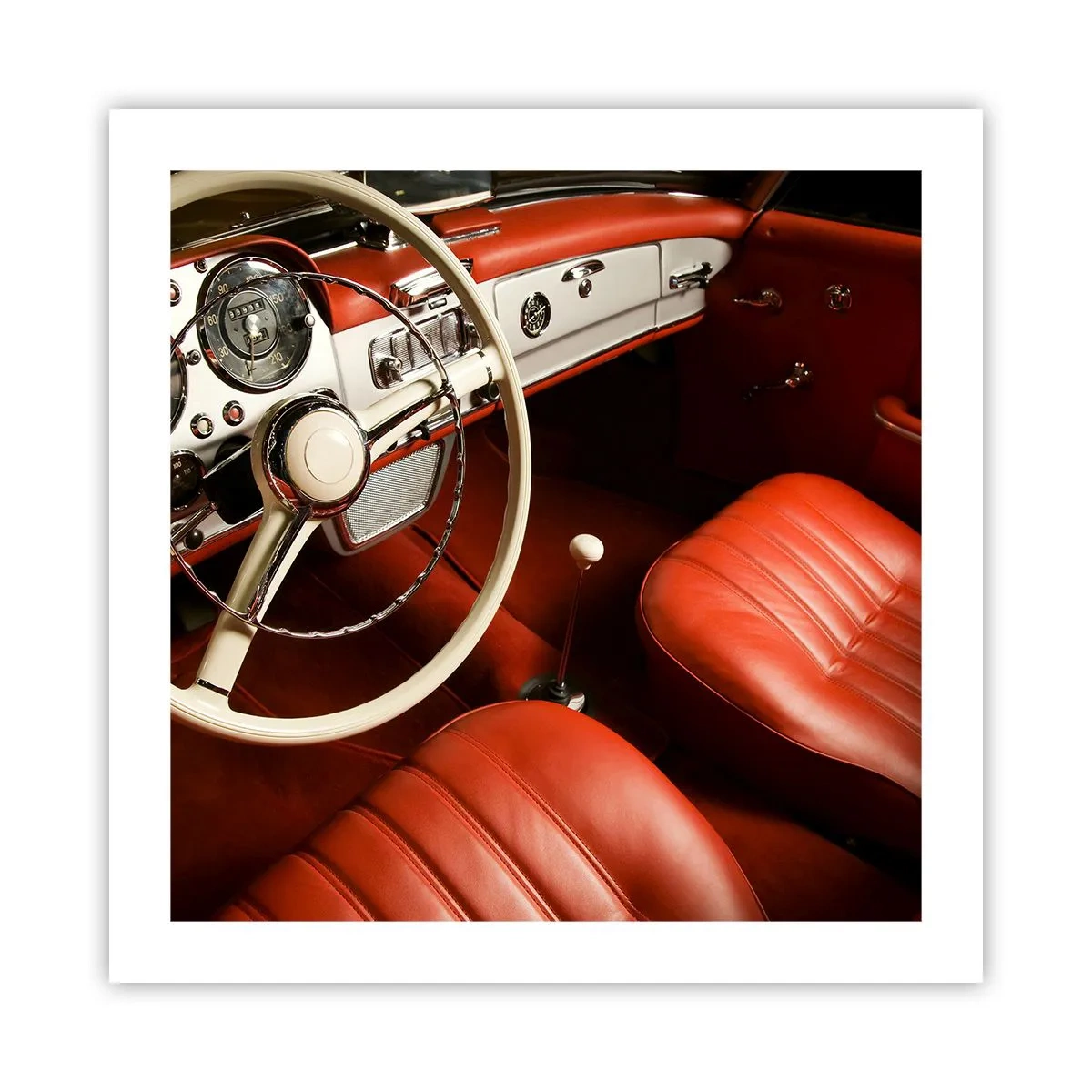 Affiche - Poster - Luxe de style vintage - 50x50 cm
