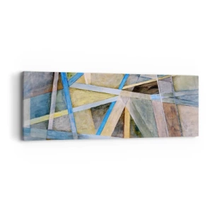 Impression sur toile - Image sur toile - Tout droit ou en diagonale ? - 90x30 cm