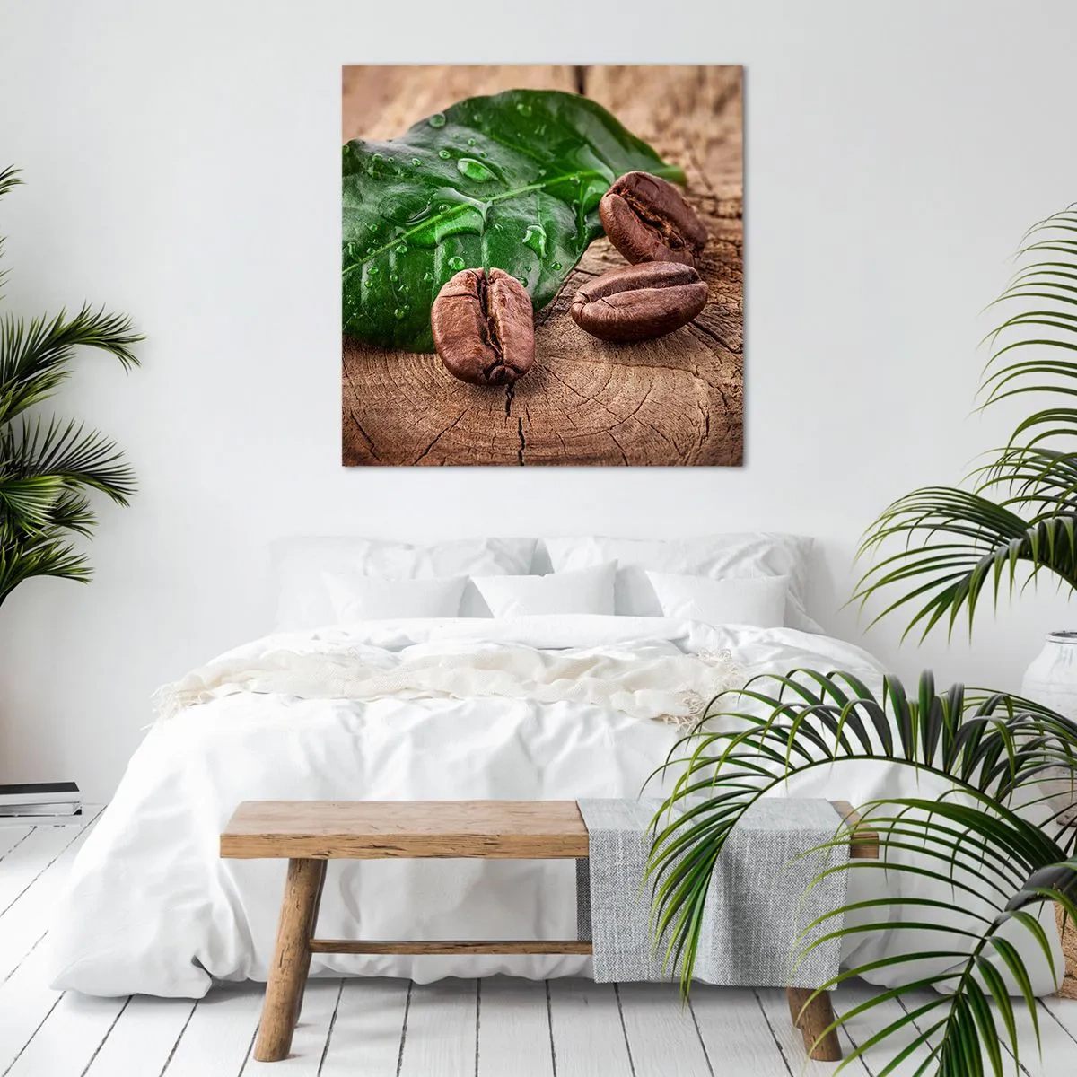 Impression sur toile - Image sur toile - La plus vraie et noire - 70x70 cm