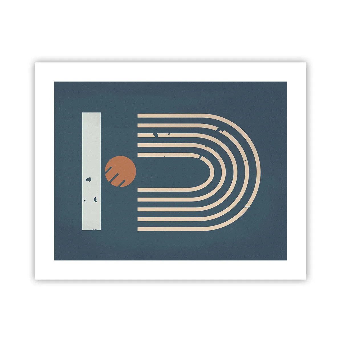 Affiche - Poster - Géométrie sur la grenade - 50x40 cm