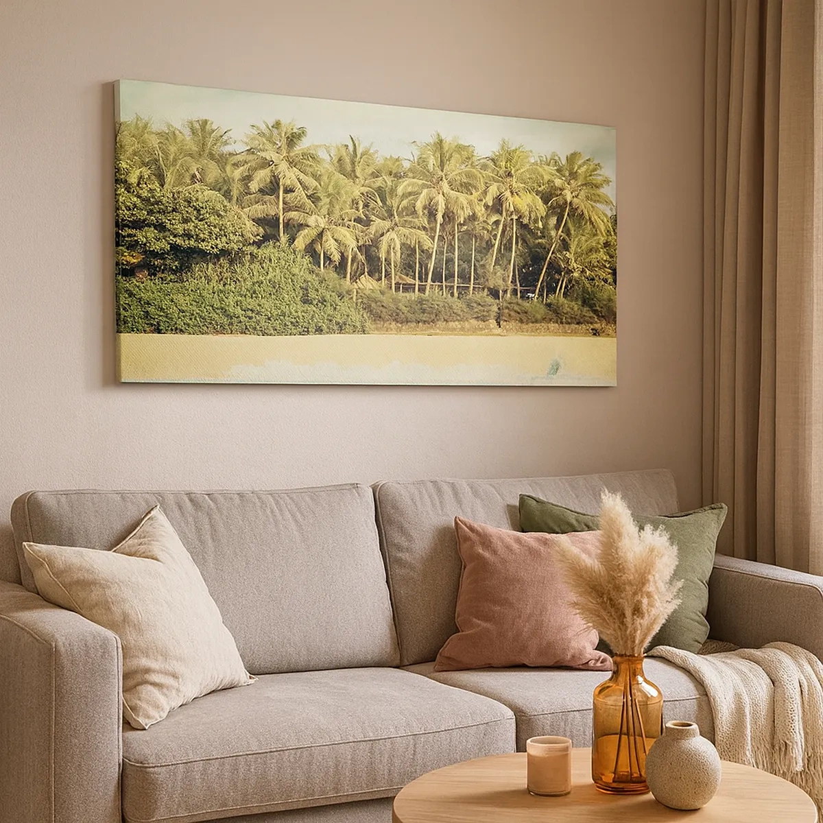 Impression sur toile - Image sur toile - Peut-être ici? - 30x30 cm