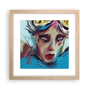 Affiche dans un chêne clair - Poster - Guerrière errante - 30x30 cm