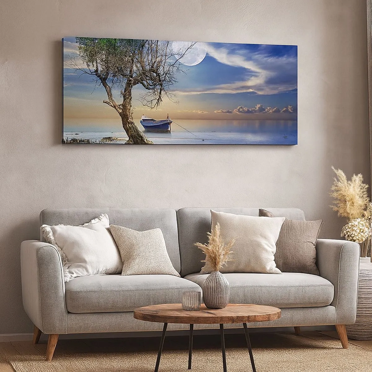 Impression sur toile - Image sur toile - Est-ce la fin ou le début ? - 100x40 cm
