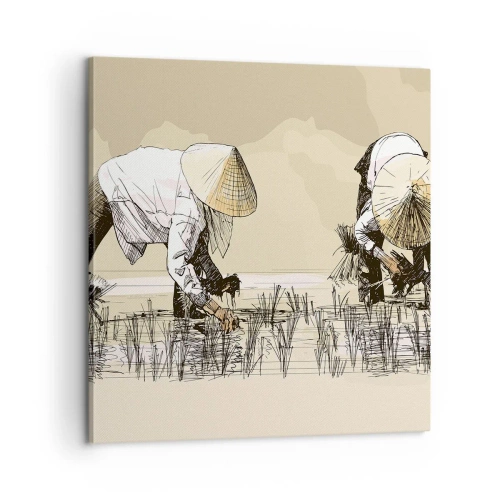 Impression sur toile - Image sur toile - Récolte réussie - 60x60 cm