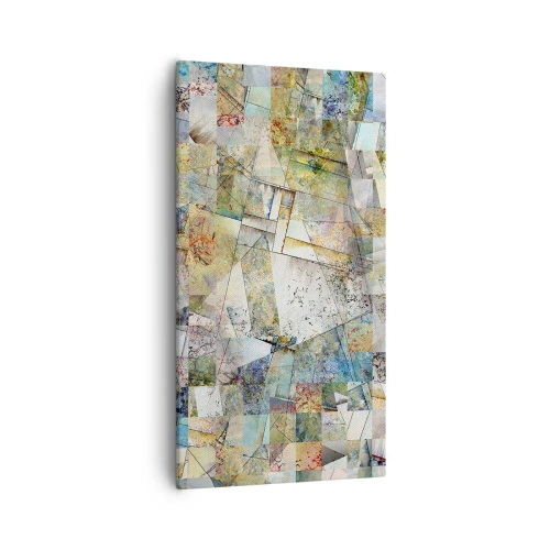 Impression sur toile - Image sur toile - Remaniement géométrique - 55x100 cm