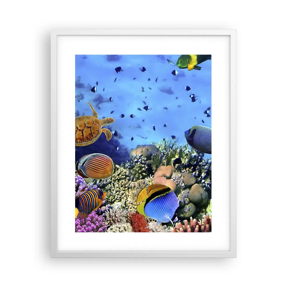 Affiche dans un cadre blanc - Poster - Et que sait-on de la vie… - 40x50 cm