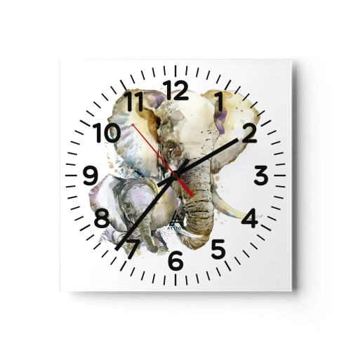 Horloge murale - Pendule murale - Rien ne peut égaler maman - 30x30 cm