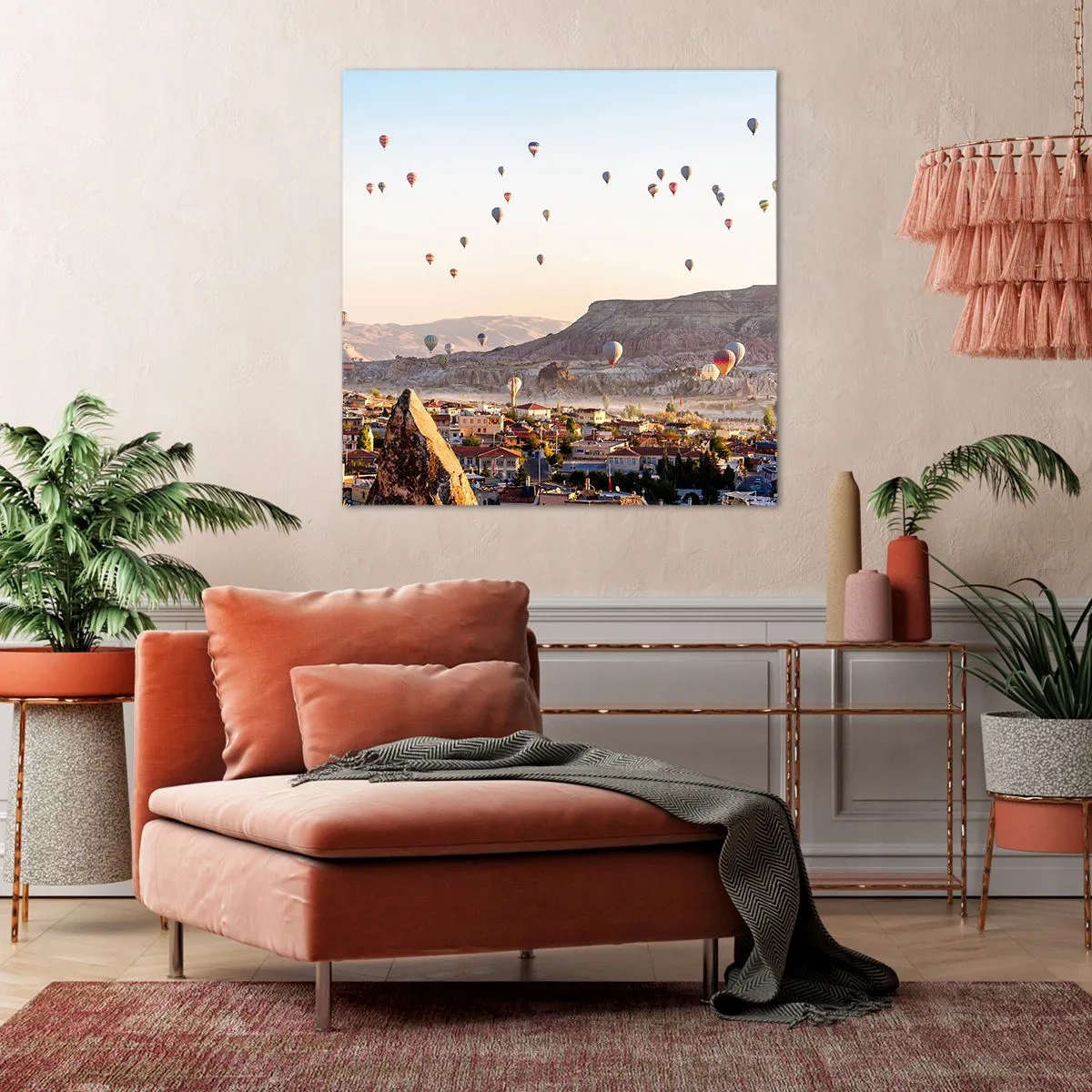 Impression sur toile - Image sur toile - Comme des navires dans le ciel - 70x70 cm