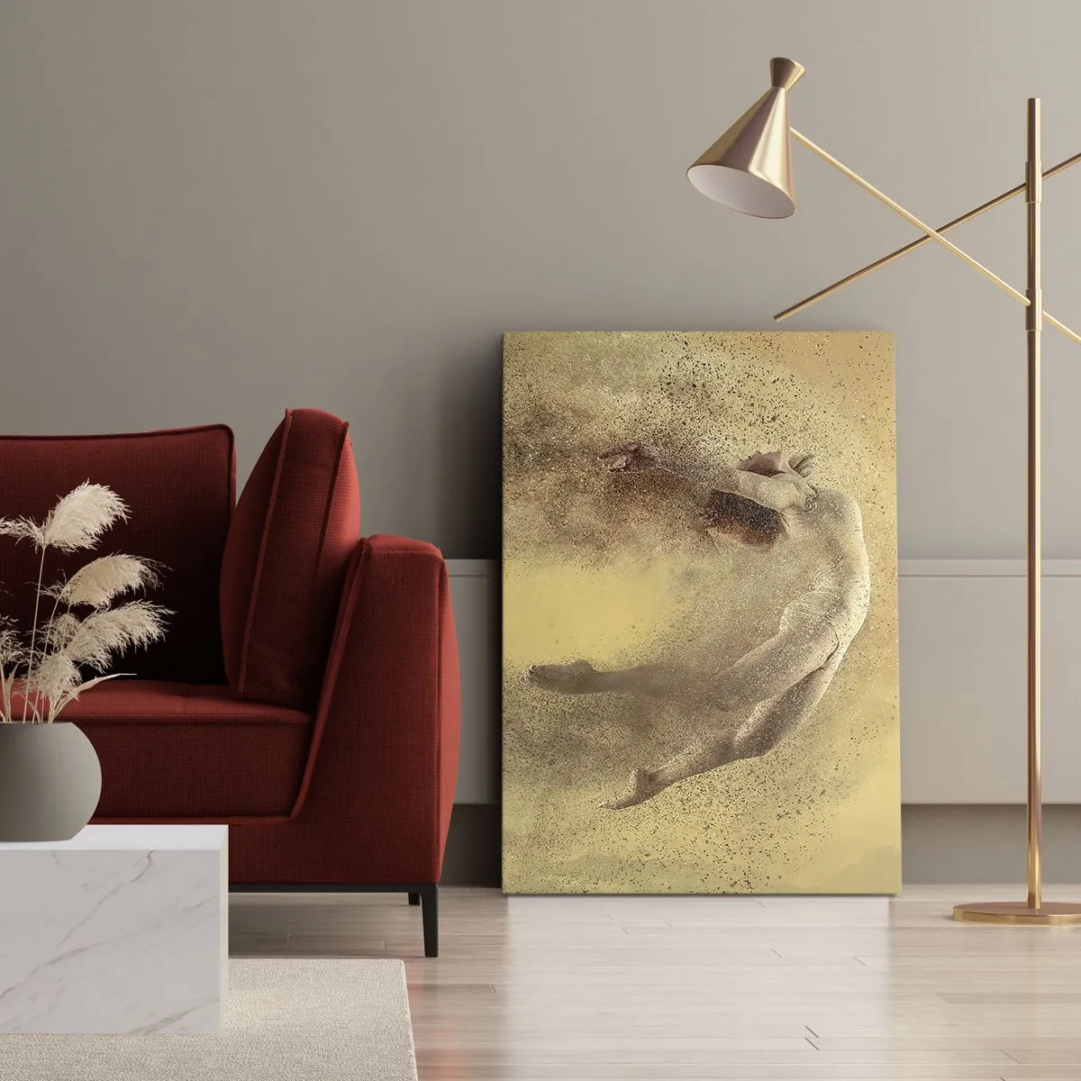 Impression sur toile - Image sur toile - Dans le ravissement de la danse - 55x100 cm