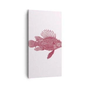 Impression sur toile - Image sur toile - Un habitant des eaux exotiques - 55x100 cm