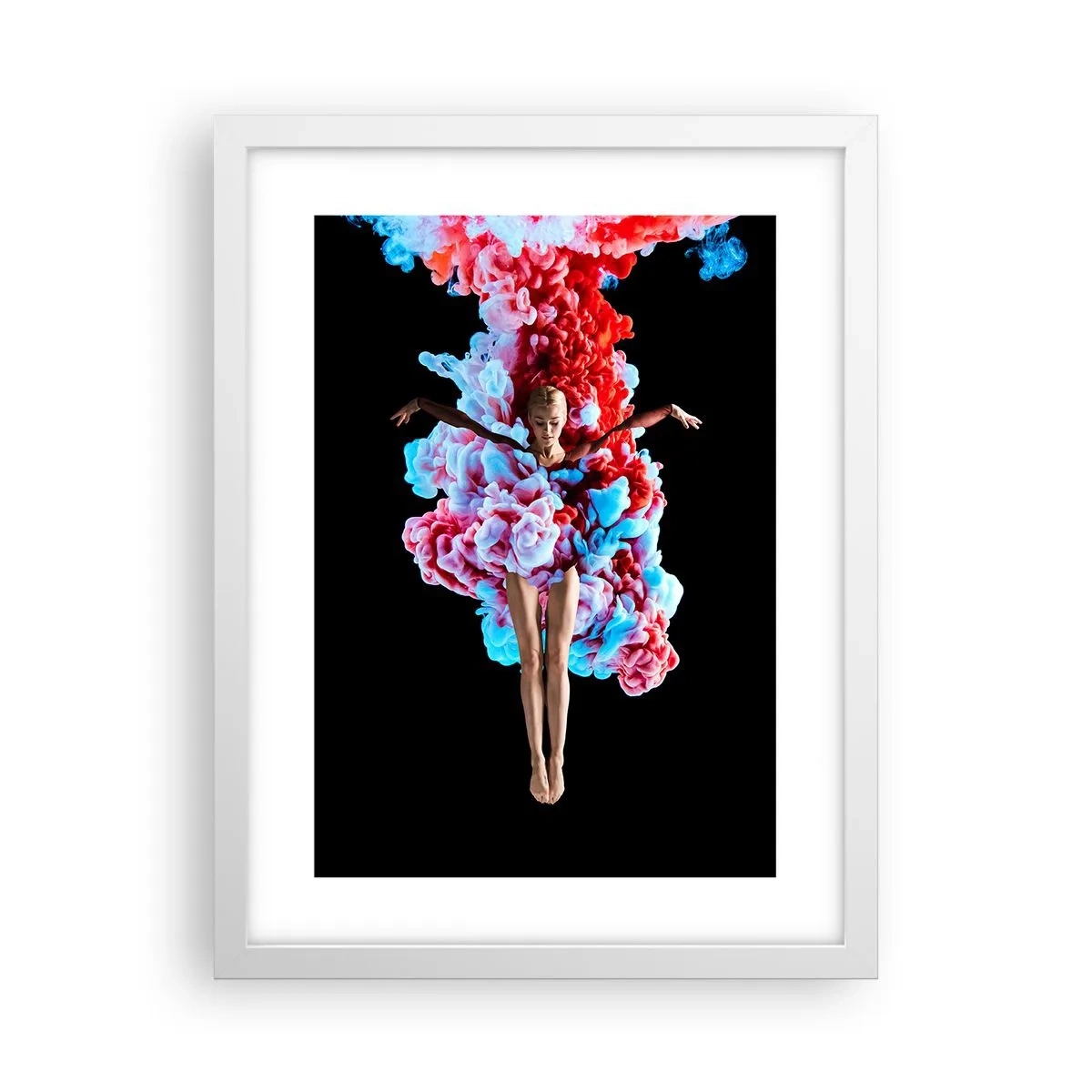 Affiche dans un cadre blanc - Poster - En pleine floraison - 30x40 cm