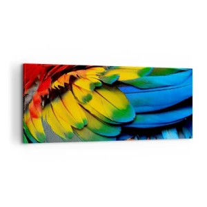 Impression sur toile - Image sur toile - Oiseau de paradis - 100x40 cm