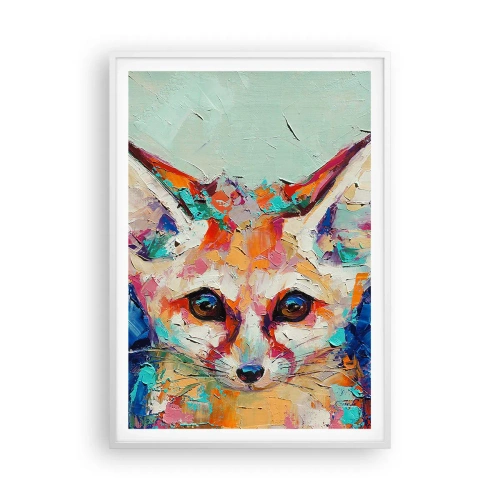 Affiche dans un cadre blanc - Poster - Etes-vous prêts pour moi? - 70x100 cm