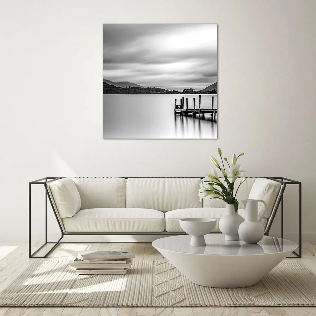 Impression sur verre - Image sur verre - Douceur et force - 50x50 cm