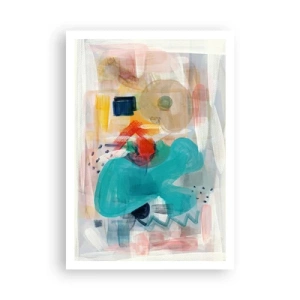 Affiche - Poster - Jeu de couleurs - 70x100 cm