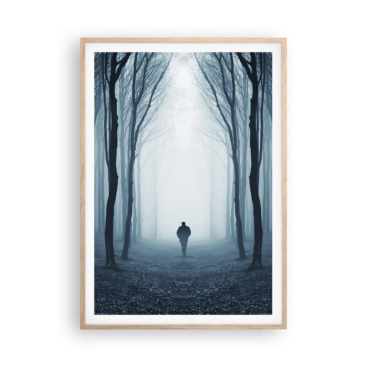 Affiche dans un chêne clair - Poster - Tout est simple et clair - 70x100 cm