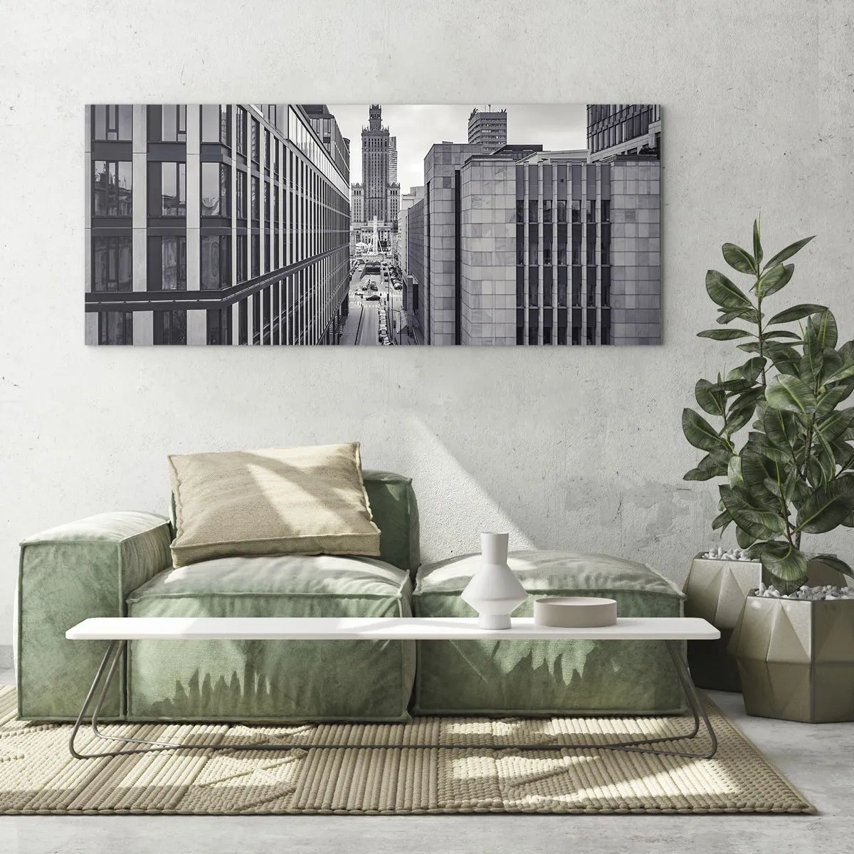 Impression sur verre - Image sur verre - Vallée de Varsovie - 100x40 cm