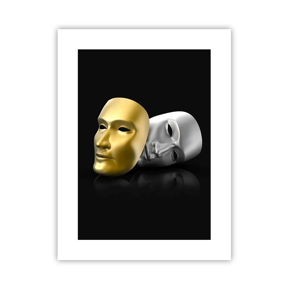 Affiche - Poster - La vie est un théâtre - 30x40 cm