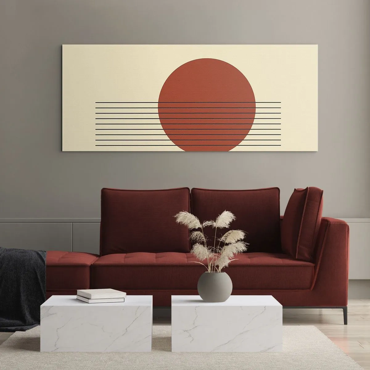 Impression sur verre - Image sur verre - Aux alentours et plus loin - 100x40 cm
