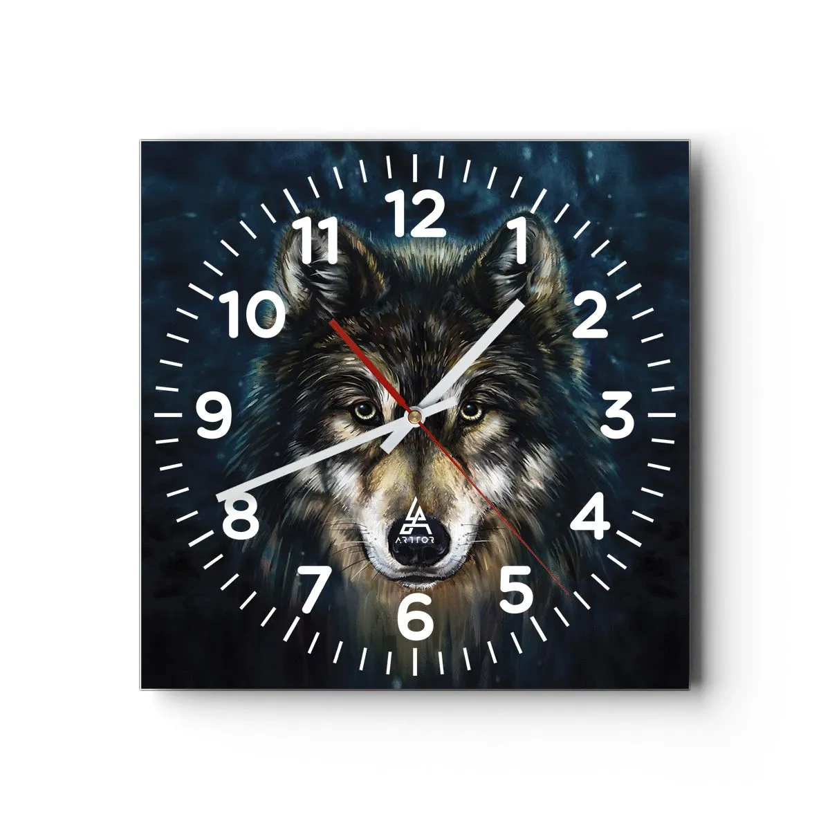 Horloge murale - Pendule murale - Alpha? Et oméga - 40x40 cm