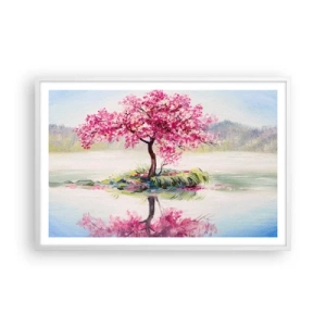 Affiche dans un cadre blanc - Poster - Fête du Printemps - 91x61 cm