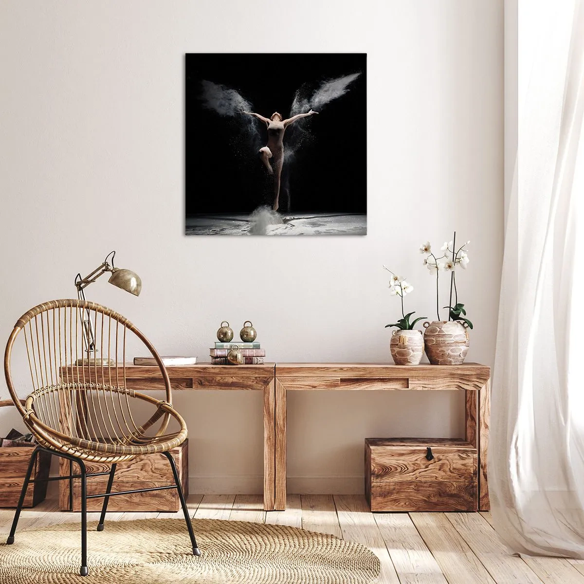 Impression sur toile - Image sur toile - Les elfes existent - 40x40 cm