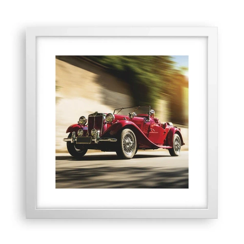 Affiche dans un cadre blanc - Poster - Plus belle que Nike de Samothrace - 30x30 cm