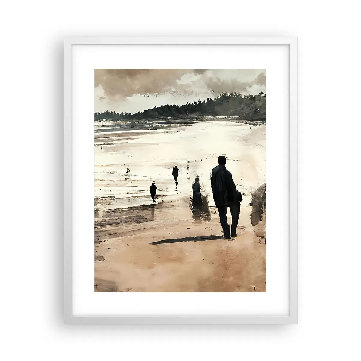 Affiche dans un cadre blanc - Poster - Invoqué - 40x50 cm