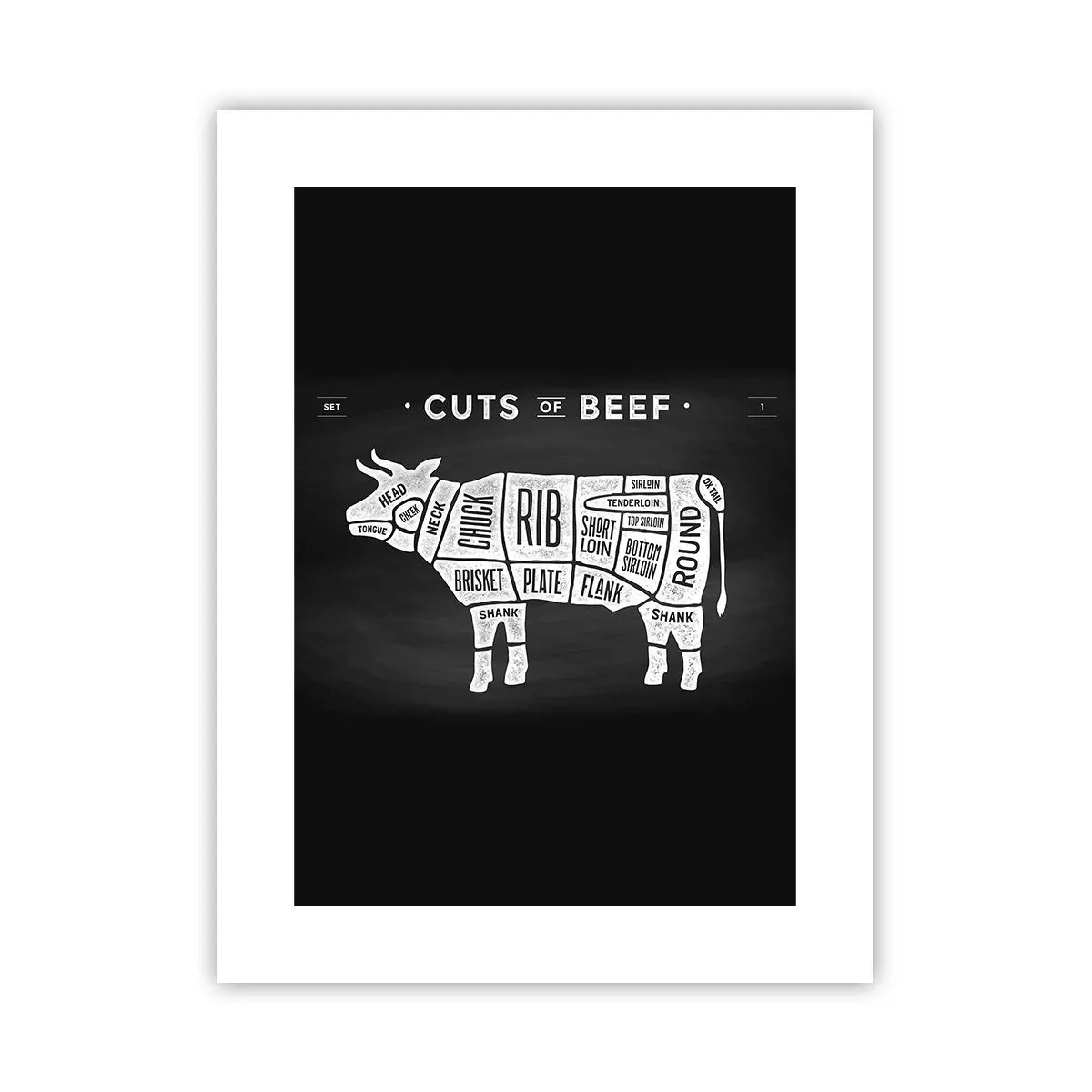 Affiche - Poster - L'art de la découpe - 30x40 cm