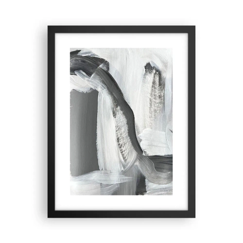 Affiche dans un cadre noir - Poster - Un geste décisif - 30x40 cm