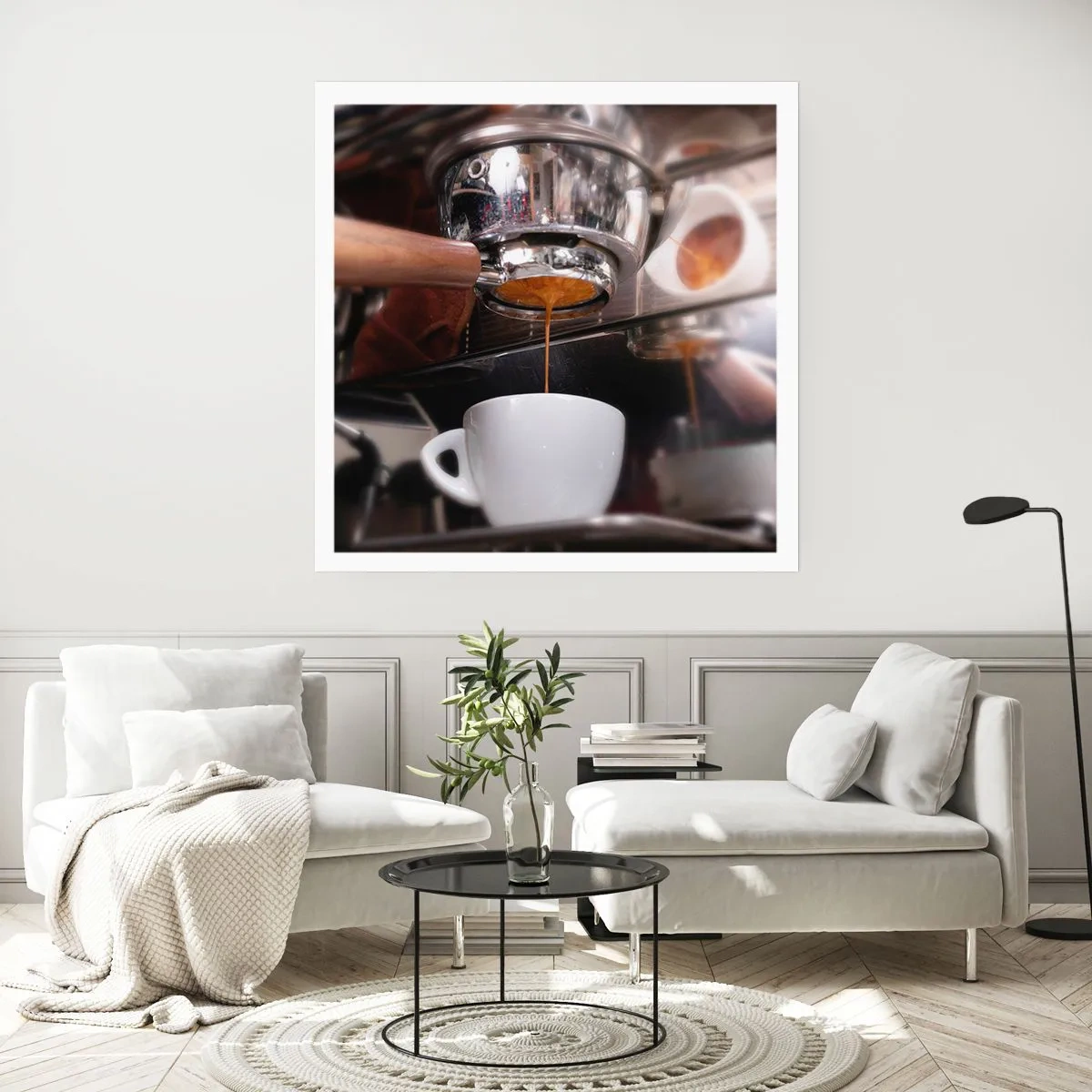 Affiche - Poster - Bon moment de la journée - 60x60 cm