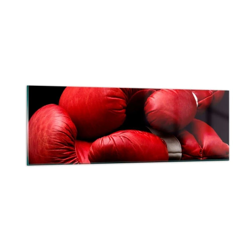 Impression sur verre - Image sur verre - Les émotions du combat sont derrière nous - 90x30 cm