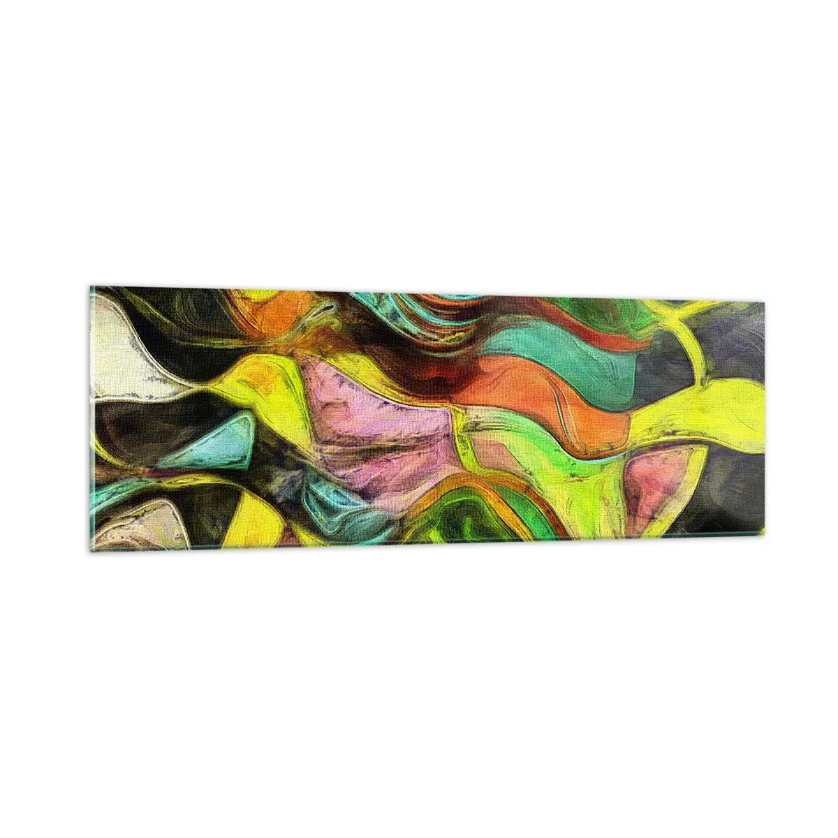 Impression sur verre - Image sur verre - Le mouvement c'est la vie - 90x30 cm