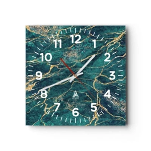 Horloge murale - Pendule murale - Mine d'or - 40x40 cm