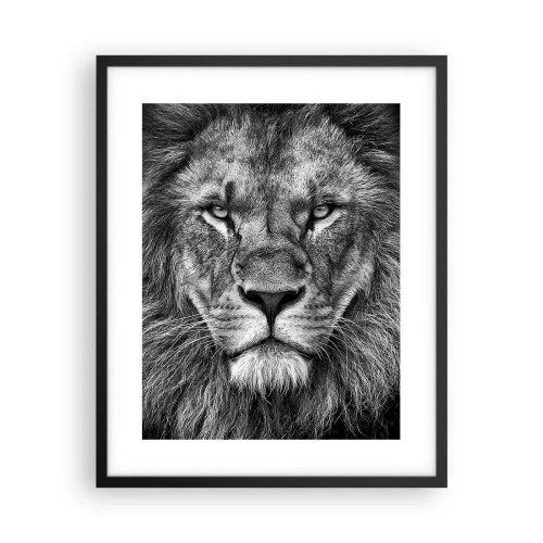 Affiche dans un cadre noir - Poster - En vêtement de sacre - 40x50 cm