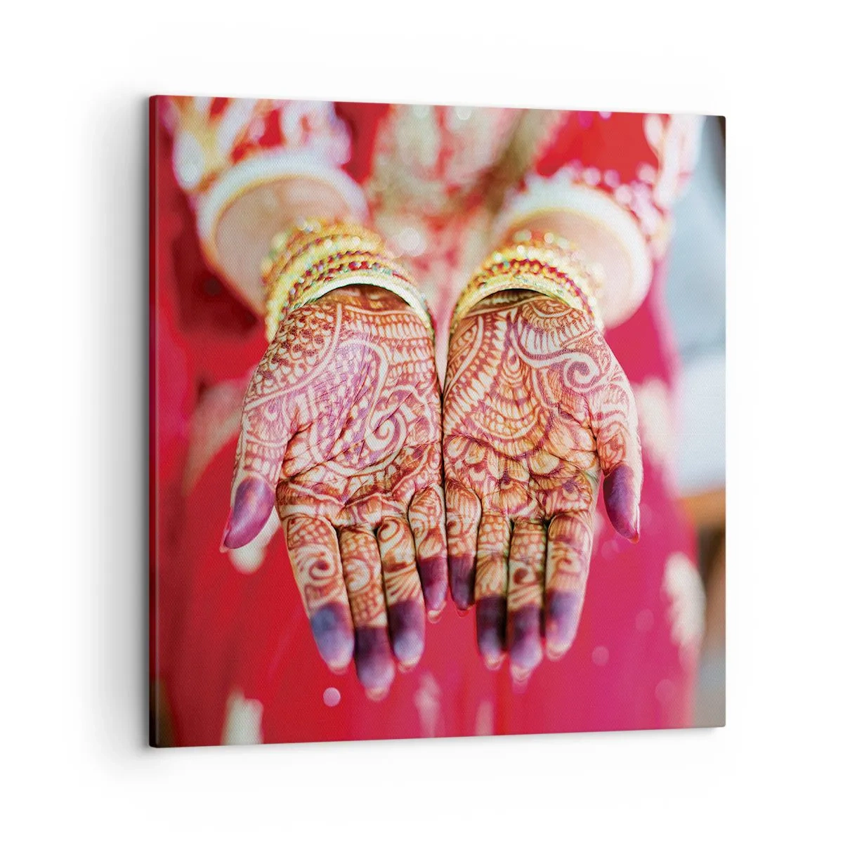 Impression sur toile - Image sur toile - Prêt à saisir votre chance - 50x50 cm