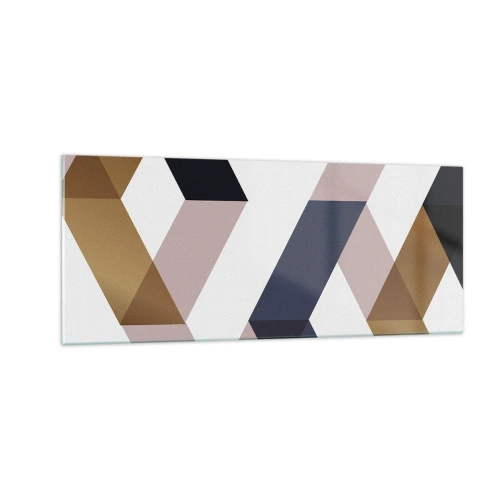 Impression sur verre - Image sur verre - Plats et angles - 100x40 cm